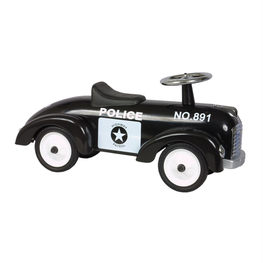 Voiture porteur enfant Design noir Protocol Police | Tendance-Enfant- 2952