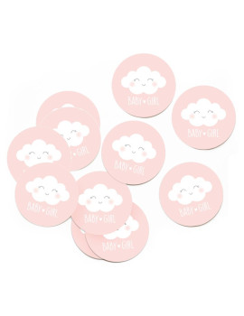 Lot de 10 Stickers nuage rose