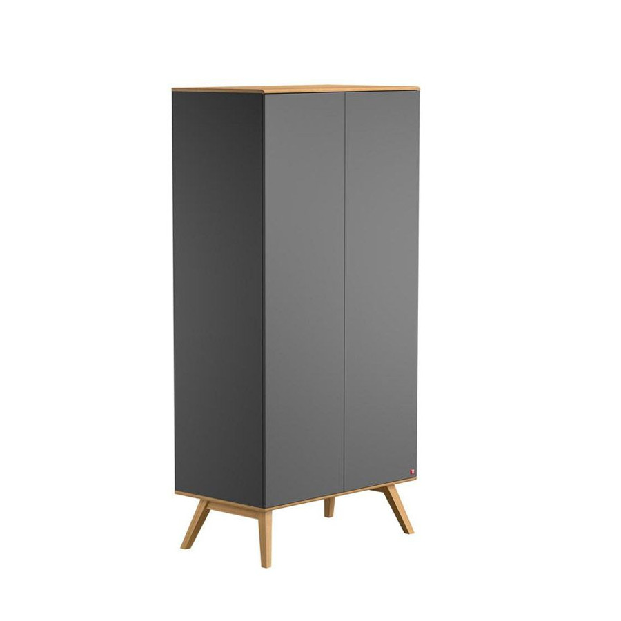 Armoire 2 P Nature gris