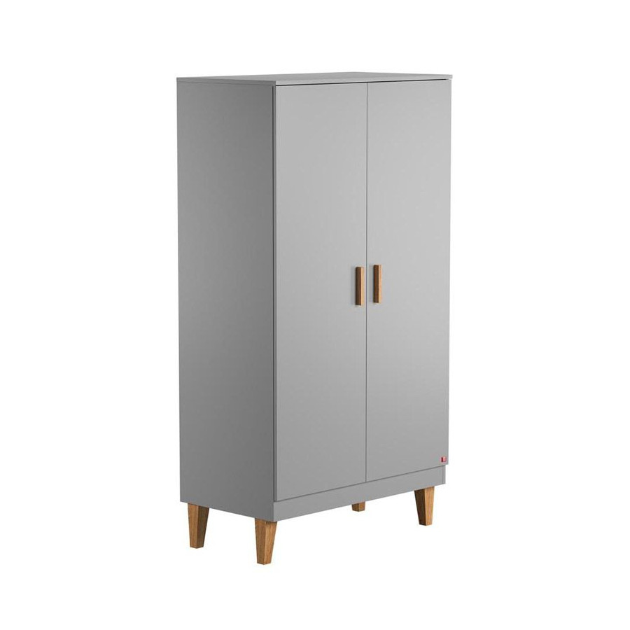 Armoire 2 P Lounge gris