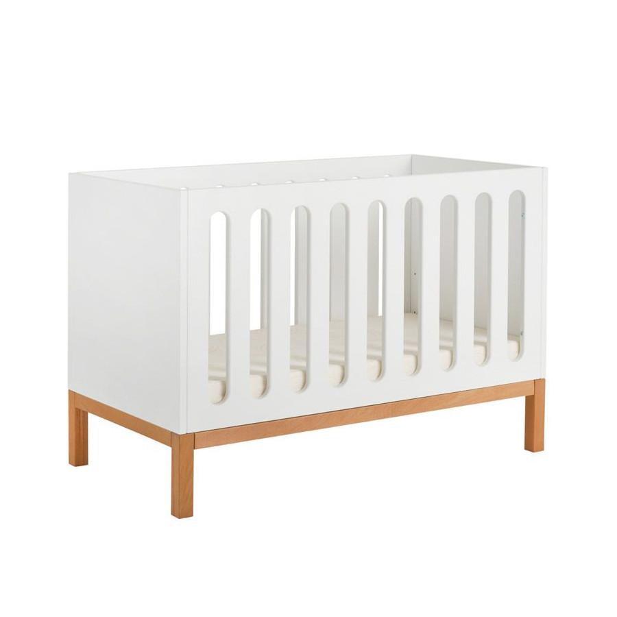 Lit bébé 120 Indigo Blanc