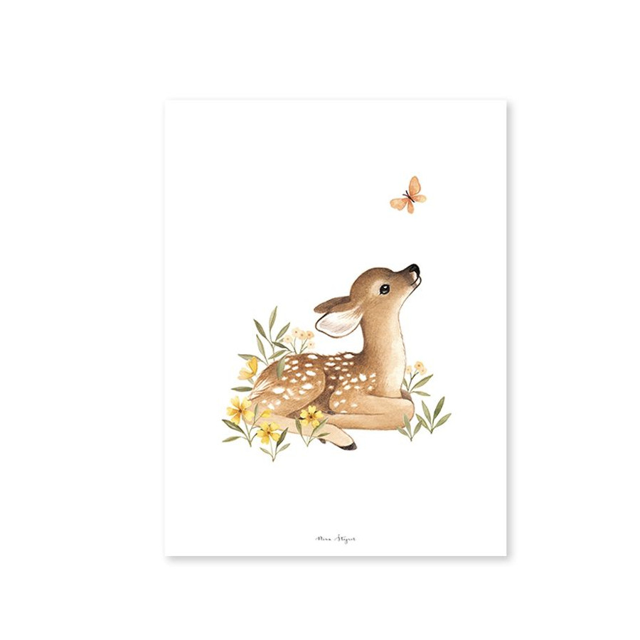 Affiche enfant Design faon Lilipinso