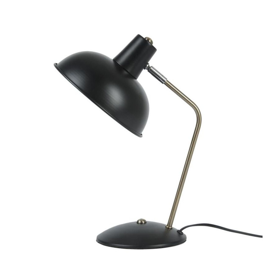 Lampe à poser Hood métal mat noir