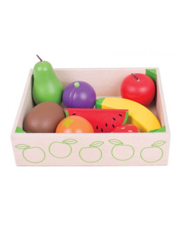 Caisse de Fruits pour jouer à la marchande Dinette en bois