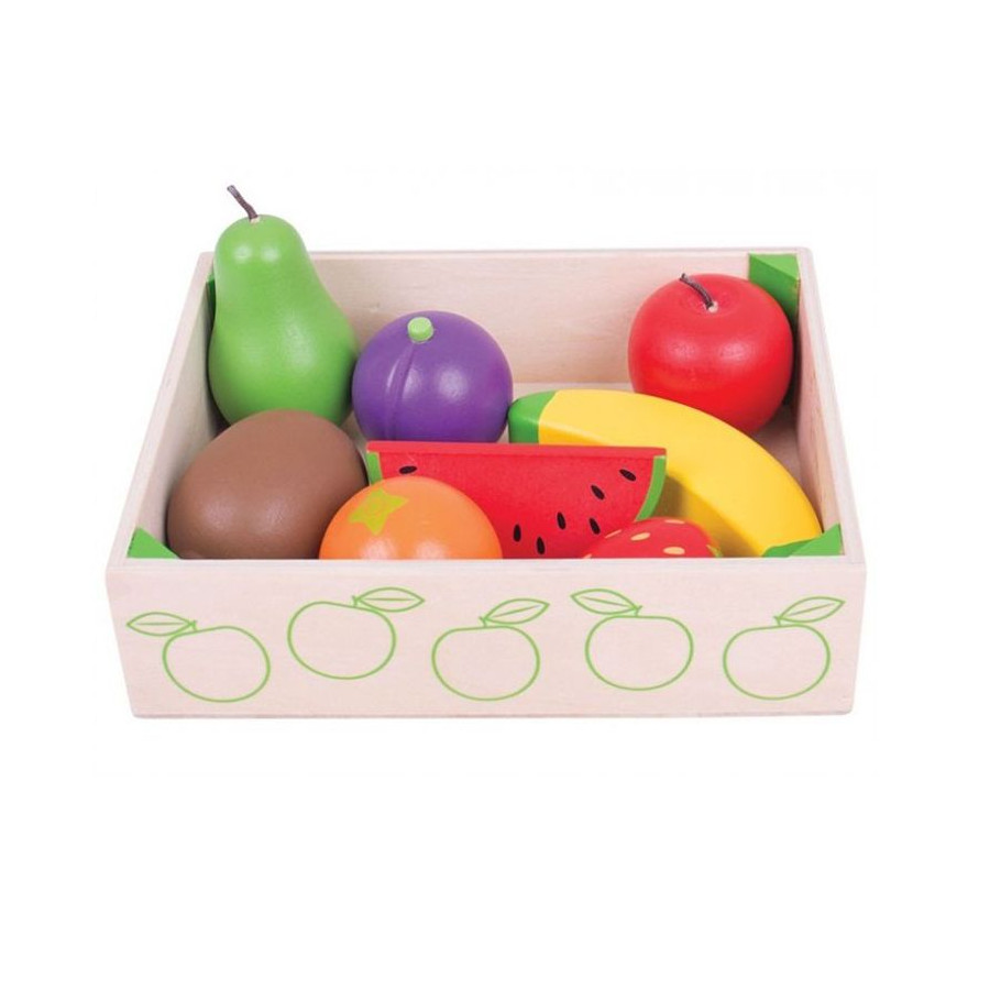 Caisse de Fruits pour jouer à la marchande Dinette en bois