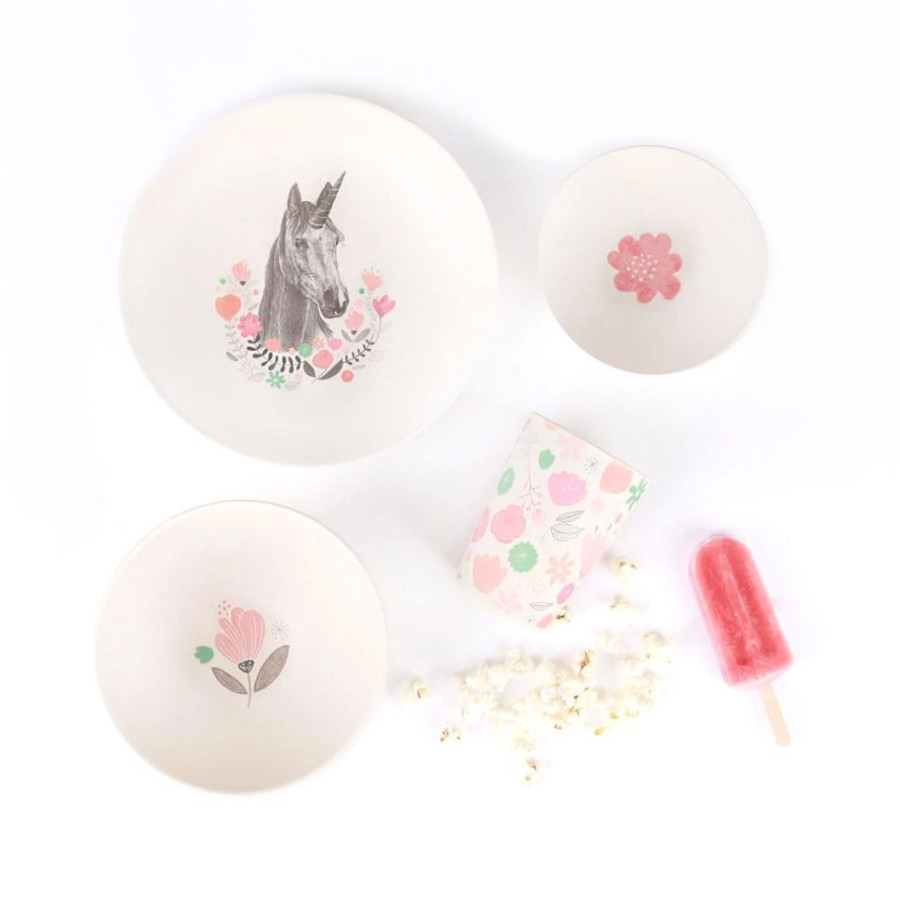 Coffret Bamboo 4 pièces Licorne