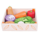 Caissette de légumes en bois