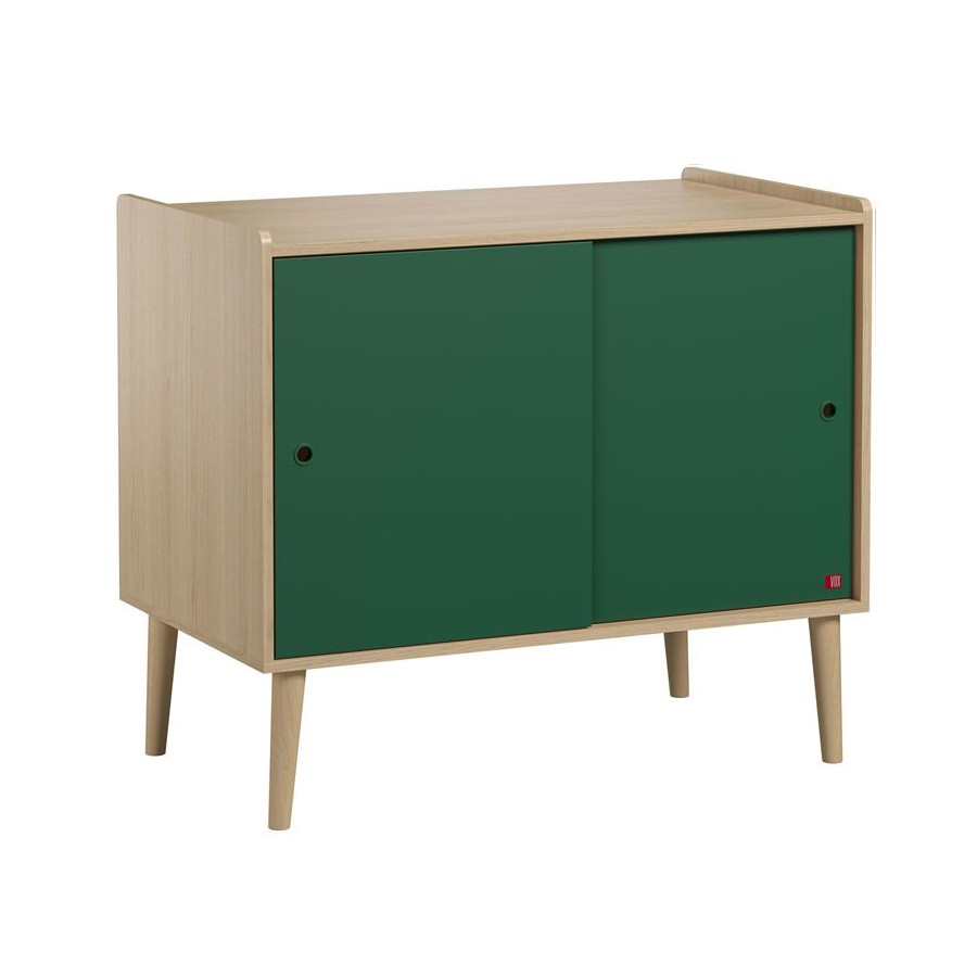 Commode à langer Retro bois vert Vox