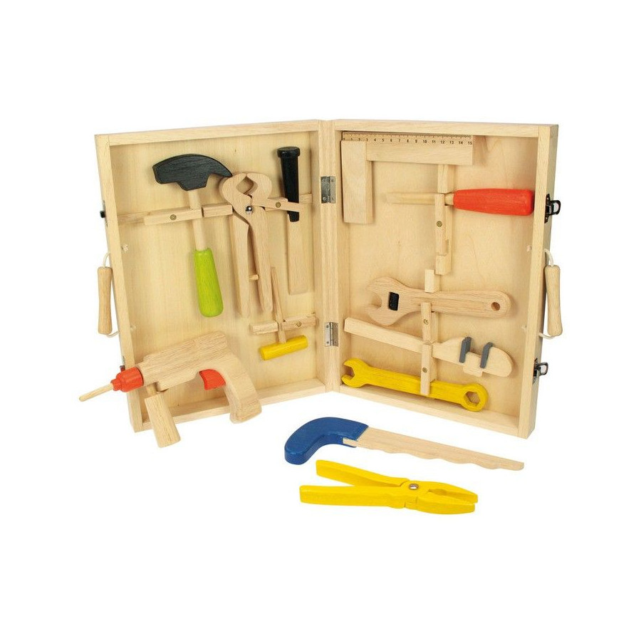 Caisse boite à outils en bois Jeu d'imitation Enfant 3 ans + - Un jeux des  jouets